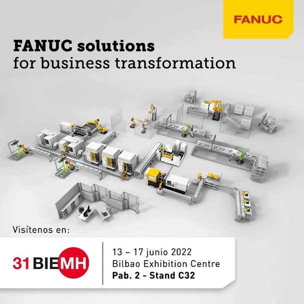 FANUC presenta “solutions for business transformation” en BIEMH 